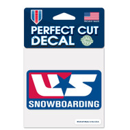Olympics Team USA Snowboarding 4"x4" Logo Decal