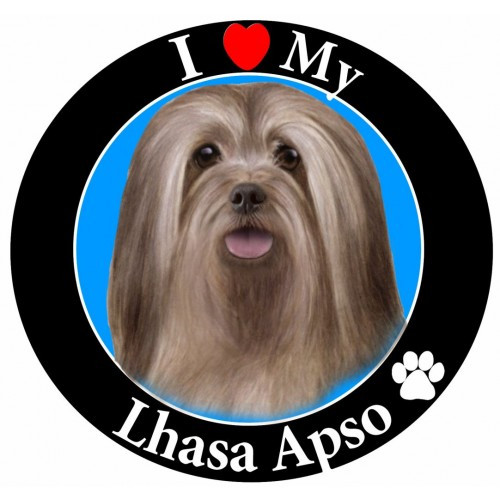 I Love My Lhasa Apso Magnet