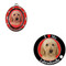 Bundle - 2 Items: Labradoodle Spinning Keychain and I Love My Magnet