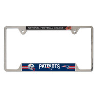 New England Patriots Metal License Plate Frame