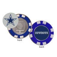 Dallas Cowboys Poker Chip Golf Ball Marker