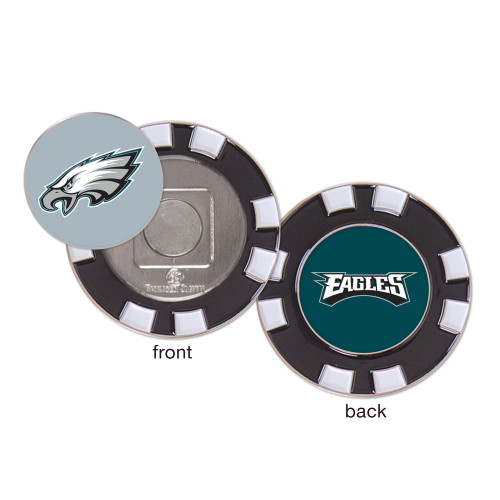 Philadelphia Eagles Poker Chip Golf Ball Marker