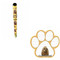 Bundle - 2 Items: Cocker Spaniel Dog Paw Magnetic Note Pad & Gel Pen
