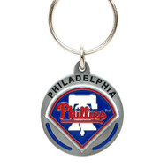 Philadelphia Phillies Zinc Team Logo Keychain