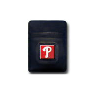 Philadelphia Phillies Leather Money Clip Card Holder