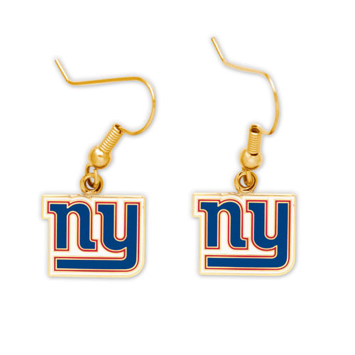 New York Giants Dangle Earrings