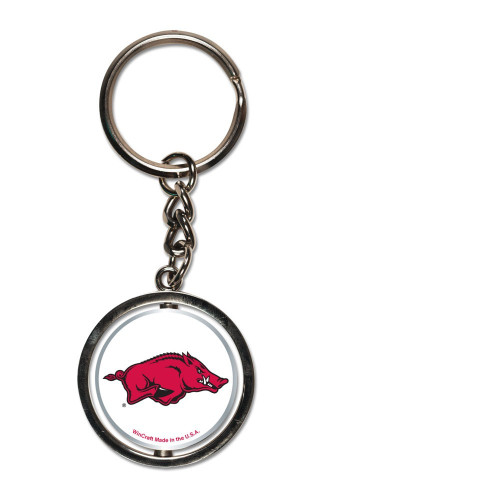 University of Arkansas Spinner Keychain (WC)