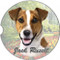 Jack Russell Absorbent Car Cup Coaster