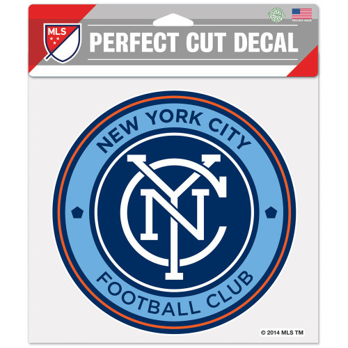 New York City FC 8"x8" Logo Decal