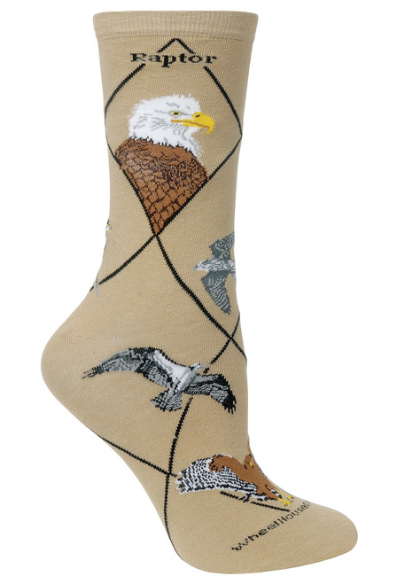 Raptor Khaki Ladies Socks