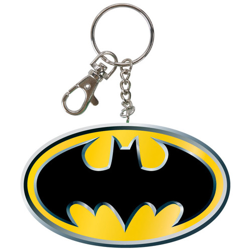 Batman Logo Bendable Keychain