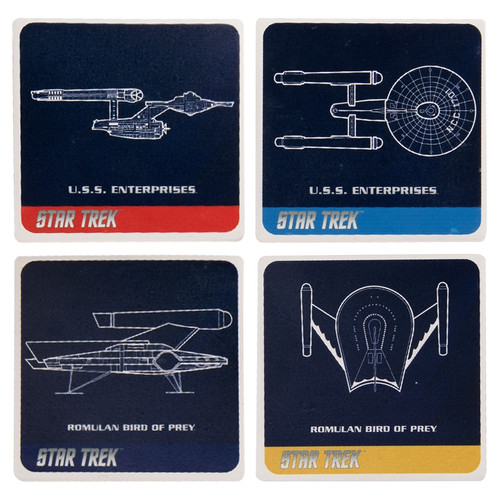 Star Trek 4 pc. Ceramic Coaster Set