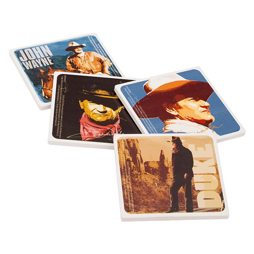 John Wayne 4 pc. Ceramic Coaster Set