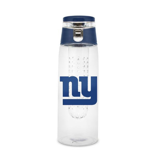 New York Giants 20 Oz Plastic Infuser Sport Bottle