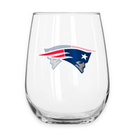 New England Patriots Curved Beverage Glass