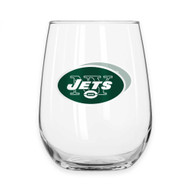 New York Jets Curved Beverage Glass
