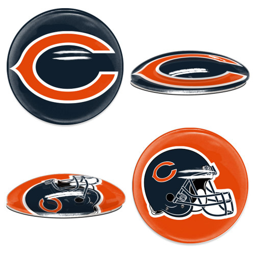 Chicago Bears Sport Dotts Glass Magnets (2-Pack)