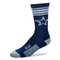 Dallas Cowboys Large '4 Stripe' Deuce Socks