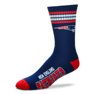 New England Patriots Large '4 Stripe' Deuce Socks