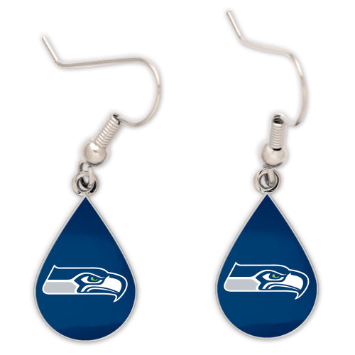 Seattle Seahawks Tear Drop Earrings