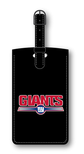 New York Giants Leatherette Luggage Tag