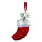 Dalmatian Stocking Christmas Ornament