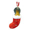 Santa's Little Pals Black Dachshud Stocking Christmas Ornament