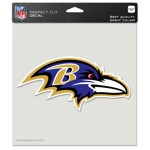Baltimore Ravens 8"x8" Team Logo Decal