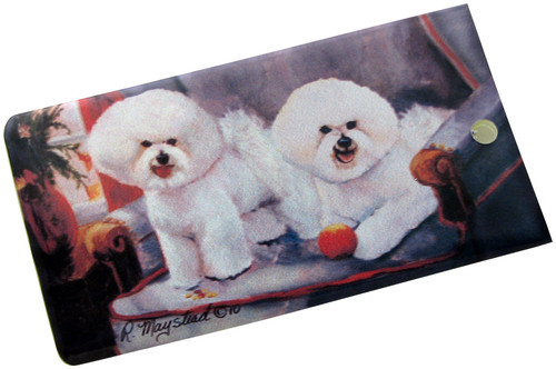 Bichon Frise Luggage Bag Tag