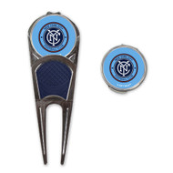 New York City FC Divot Repair Tool With Ball Marker and Hat Clip