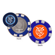 New York City FC Poker Chip Golf Ball Marker