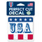 U.S.A. 4"x4" Perfect Cut Decal