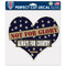 USA Not For Glory Always Heart Homefront Girl 8"x8" Perfect Cut Decal