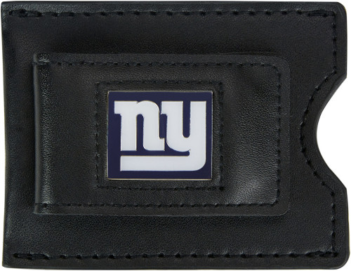New York Giants Leather Money Clip and Card Case