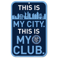 New York City FC This is My City This is My Club Sign