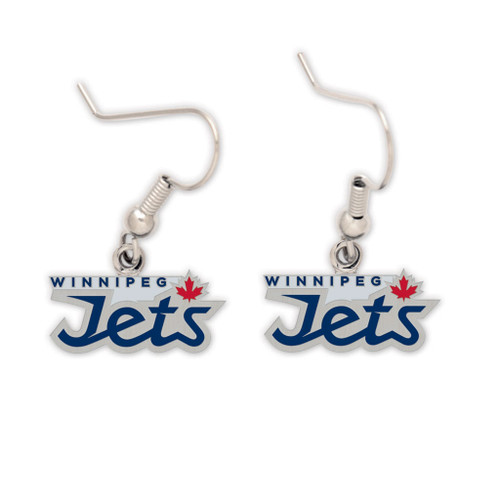 Winnipeg Jets Dangle Earrings