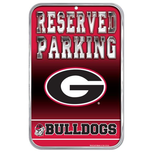 University of Georgia Fans Only Reserved Parking Sign
