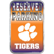 Clemson University Fans Only Reserved Parking Sign