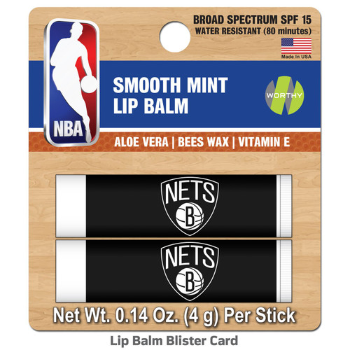 Brooklyn Nets Lip Balm 2pk