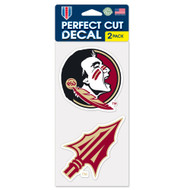 Florida State University 4"x4" Logo Decal (2-Pack)