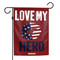 USA Love My Hero 12"x18" Garden Flag