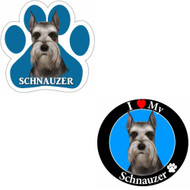 Bundle: Two (2) Cropped Schnauzer Magnets