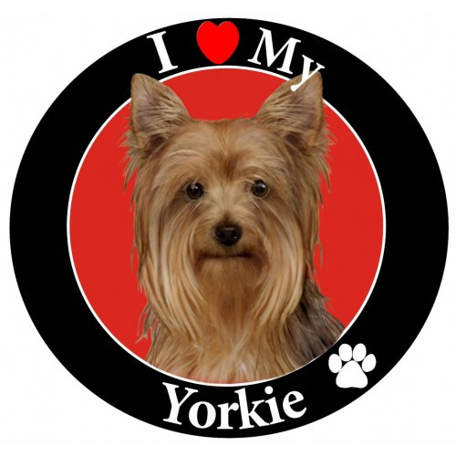 I Love My Yorkie Magnet