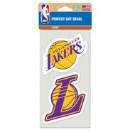 Los Angeles Lakers 4"x4" Logo Decal (2-Pack)