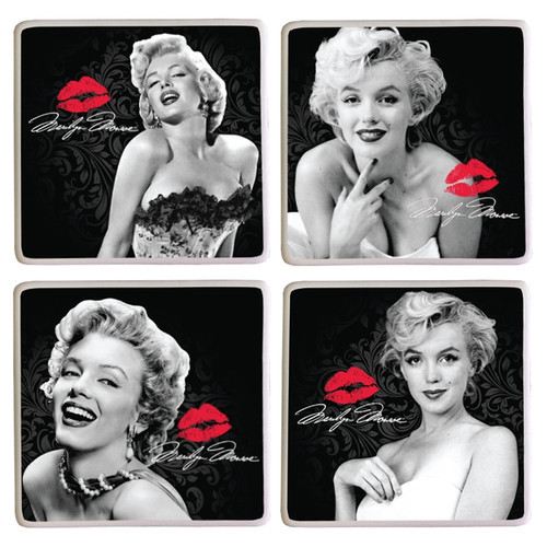 Marilyn Monroe 4 pc. Ceramic Coaster Set
