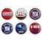 New York Giants Buttons 6-Pack