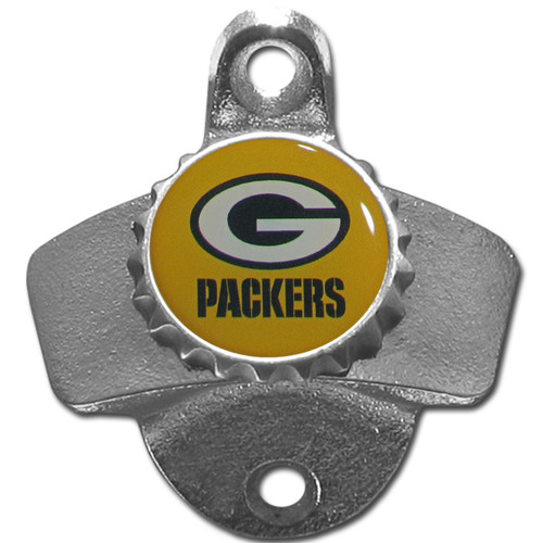 Green Bay Packers Metal Wall Mounted Bottle Opener