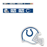 Indianapolis Colts Six (6) Erasers and Six (6) Pencils