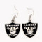 Oakland Raiders Dangle Earrings NFL