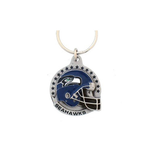 Seattle Seahawks Pewter Keychain